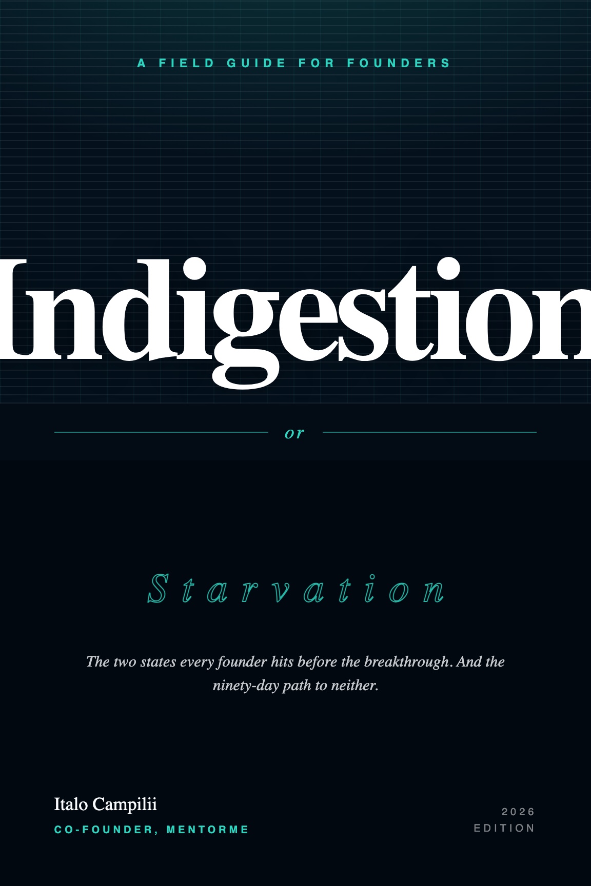 Indigestion or Starvation — book cover